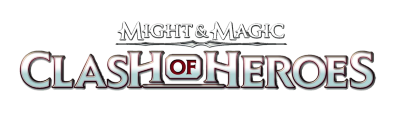 Might and Magic: Clash of Heroes title screen for Nintendo DS